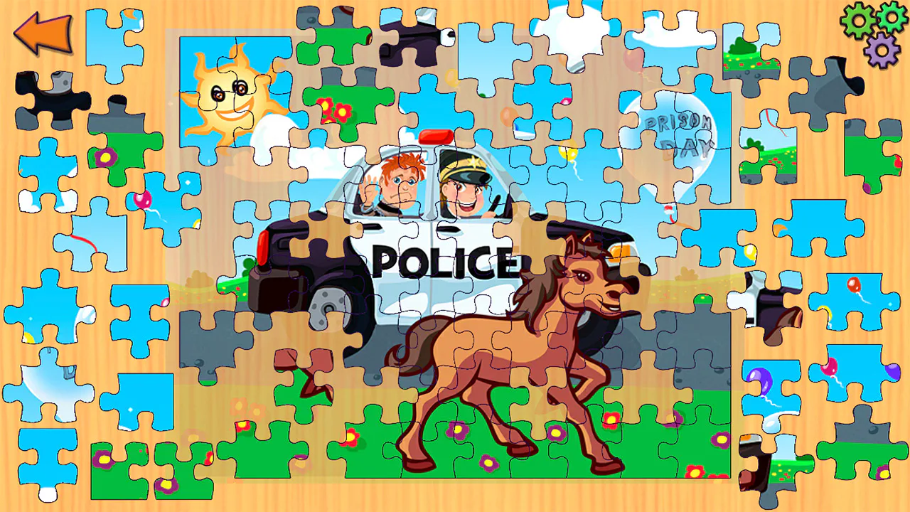 Cars Puzzles Game - 汽车拼图游戏有趣的汽车和卡车汽车车库拼图教育学习益智游戏适合儿童和幼儿
