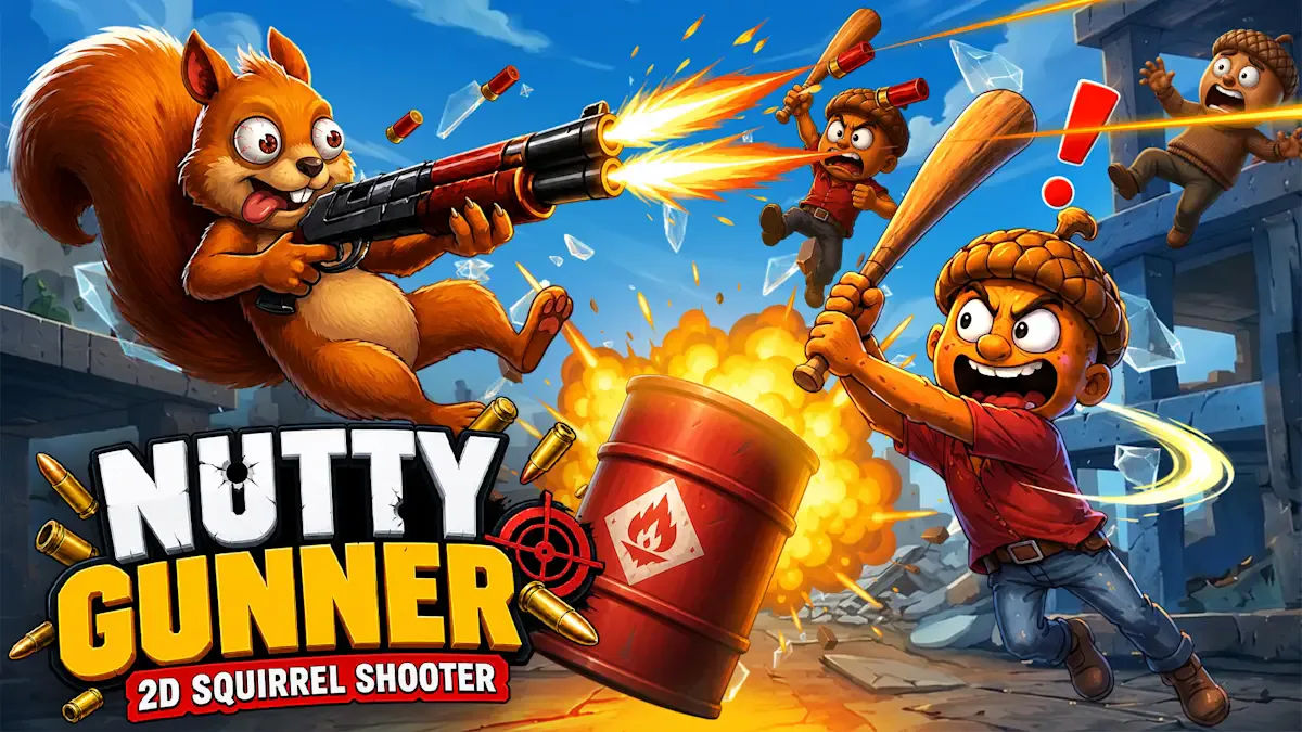 Nutty Gunner ： 2D松鼠射手