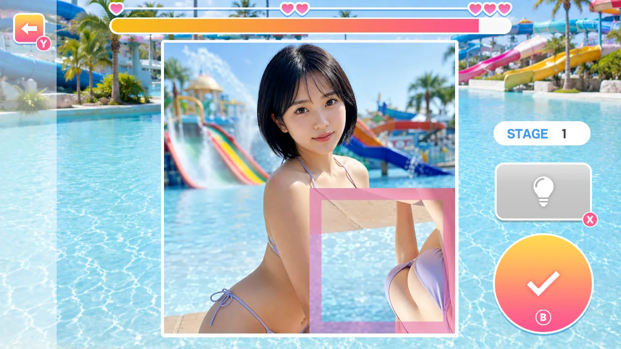 连线心动！美女水上乐园拼图